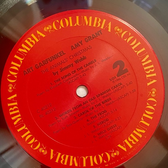 ART GARFUNKEL/ AMY GRANT - THE ANIMAL’s CHRISTMAS - Picture 6 of 6